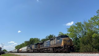 CSX C408W 7764 Leads Manifest M58402 on 6223 [upl. by Franza]