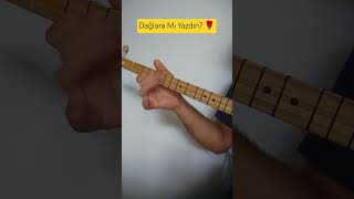 Dağlara Mı Yazdın   Saz [upl. by Junna]