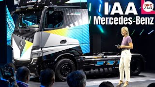 MercedesBenz Daimler Trucks Press Event at IAA Transportation 2022 [upl. by Allemahs]