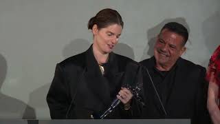 2023 CFDA FASHION AWARDS Catherine Holstein of KHAITE Wins American Womenswear Designer of the Year [upl. by Beau]