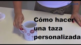 Cómo personalizar una taza mediante sublimación [upl. by Waxman]