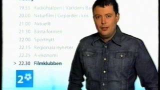 SVT2 Vinjett  Henrik Bennetter 20030121 [upl. by Haeluj]