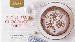 A festive and decadent Chocolate Flourless Torte Recipe [upl. by Kere]