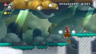 New Super Mario Bros U Playthrough Part 14  Meringue Clouds Part 2 of 2 [upl. by Inami]