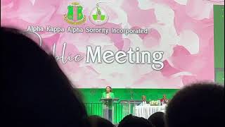 Alpha Kappa Alpha Sorority Public Meeting in Dallas  Part4 [upl. by Einner]