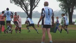 Lake Cargelligo Tullibigeal United down Griffith Tigers Merle Dutton Try [upl. by Keelia]