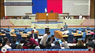 House plenary deliberates on the Office of the Vice Presidents 2025 budget [upl. by Adias]