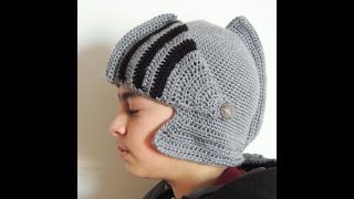 Crochet  Gorro Medieval Penacho [upl. by Metcalf]