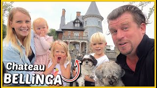 OVERNACHTEN iN EEN MEGA GROOT PRiVE KASTEEL 🏰  Bellinga Vlog 1849 [upl. by Ecirtemed247]