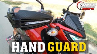 Install Hand Guards on Motorcycle with LED Signals  BikesampMore [upl. by Davena]