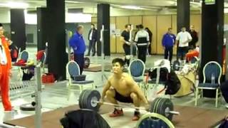 Lu Xiaojun  160kg Snatch Pulls [upl. by Hershell]