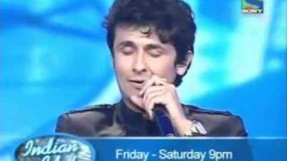 Sonu Nigam doing mimicry Indian Idol 4 [upl. by Gary]