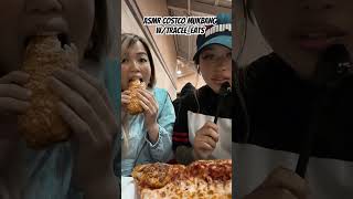 ASMR Mukbang Costco with traceeeats [upl. by Atiugal260]