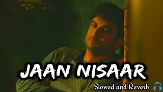 Jaan Nisaar Slowed And Reverb Song  Musical India [upl. by Adok]