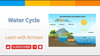 Water Cycle Explanation How the Hydrologic Cycle Works  Learn With Armaan [upl. by Aihtela]