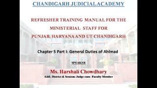 Chapter 5 Part I General Duties of Ahlmad [upl. by Rise]