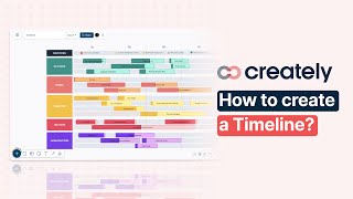 How to create a Timeline with Creately [upl. by Oht]