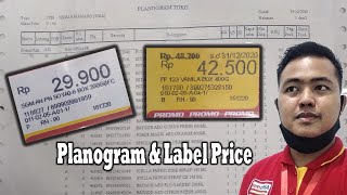 Cetak Planogram dan Cetak Label Price di Alfamart [upl. by Martha]