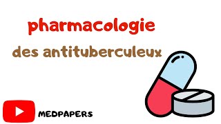 PHARMACOLOGIE des antituberculeux [upl. by Dedrick]