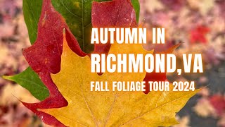 Fall Foliage in Richmond VA Monument Avenue to Libby Hill Park 2024 4K [upl. by Dawna]