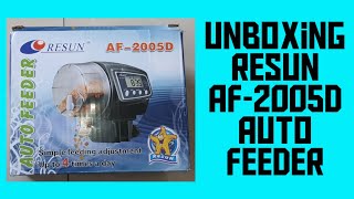 Fish Keeping  Resun AF2005D  Auto Fish Feeder [upl. by Malone135]