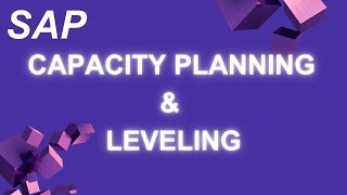 SAP Capacity Planning amp Leveling  sapwithik [upl. by Nicolau]