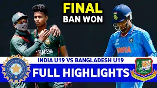 Full Highlights  India Vs Bangladesh U19 Asia Cup Match 15 Final 2024  IND VS SL [upl. by Rempe373]