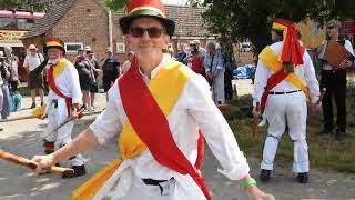 Green Oak Morris Men Doncaster at the Sandtoft Gathering 2024 [upl. by Alejandro]