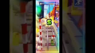 Gaming Guru Subway Surfers Game Play Running 💨 Max Power Full 😡💪😎subwaysurfers shorts video [upl. by Heloise]