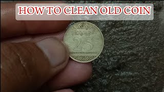 I cleaned a Saudi Arabian coin in my house which I got a lot of value for [upl. by Lledniuq]