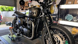 Custom Down and Out Triumph gets some “Trott Luvin” [upl. by Zosema]