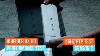 Ubiquiti AirFiber 5xHD Performance Test  ENGLISH SUBTITLES [upl. by Anoek763]