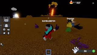 Playing Slap Battles Halloween Update w AnthonyCharettev8i [upl. by Lesiram]