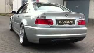 TCConcepts Sportauspuff Hammer Sound Exhaustsystem für BMW M3 E46 [upl. by Fitting]