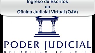 Tramitación Electrónica Ingreso de escritos en Oficina Judicial Virtual [upl. by Lorry859]