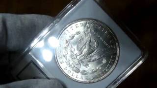 1887 Morgan Silver dollar EBay Hubbyscoins2045 [upl. by Amlez12]