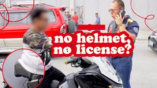 Helmetless and Armed Motorcycle Ride Ends in impounding [upl. by Enilegna]