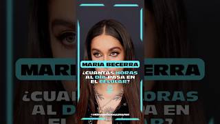 🧐Maria Becerra ¿Cuantas horas al día pasa en el celularmariabecerra music celular famosos [upl. by Acihsay]