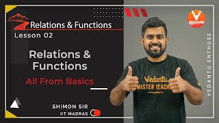 Relations amp Functions  All From Basics  Lecture2  JEE 2022  Class 12 Maths  Vedantu JEE Enthuse [upl. by Aholah]