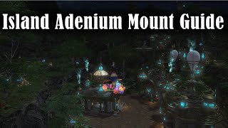 FFXIV Island Adenium Mount Guide [upl. by Jobye]