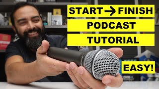 How to Start a Podcast  Beginner Podcasting Tutorial [upl. by Filmer585]