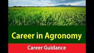 Career in Agronomy [upl. by Adamo]