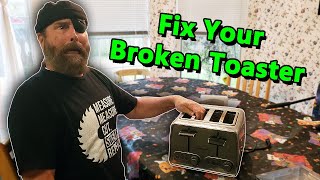 How To Fix Your Stuck or Broken Toaster  Easy Hack [upl. by Eineeuq]