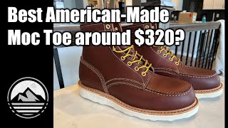 Whites Boots Perry Moc Toe in Red Dog Leather from Seidel Tannery  Made in America USA [upl. by Ericha]