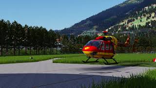 Medicopter 117 Landung an der Basis XPlane12 [upl. by Chemar]