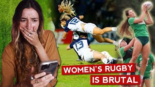 Reacting to Womens RUGBY 🏉 Lets Go Lesbians [upl. by Anivla437]