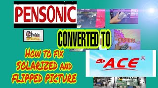 How to repair Solarized and Flipped image PENSONIC 32quotLED TV solarized [upl. by Hellene]