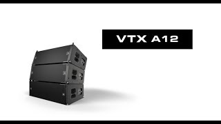 JBL Professional VTX A12 Overview [upl. by Aciamaj870]