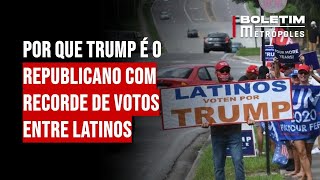 Por que Trump é o republicano com recorde de votos entre latinos [upl. by Ahsienet]