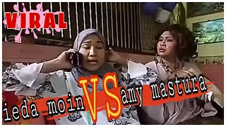 ieda moin vs amy mastura tk tahan nk gelak  Geng Latah iedamoin pelawak artismalaysia melatah [upl. by Phelgon]